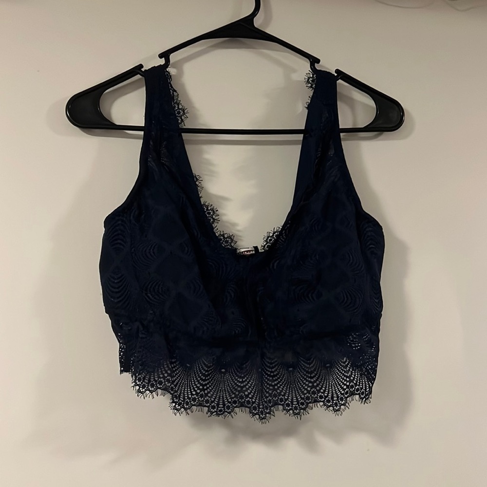Navy blue bralette